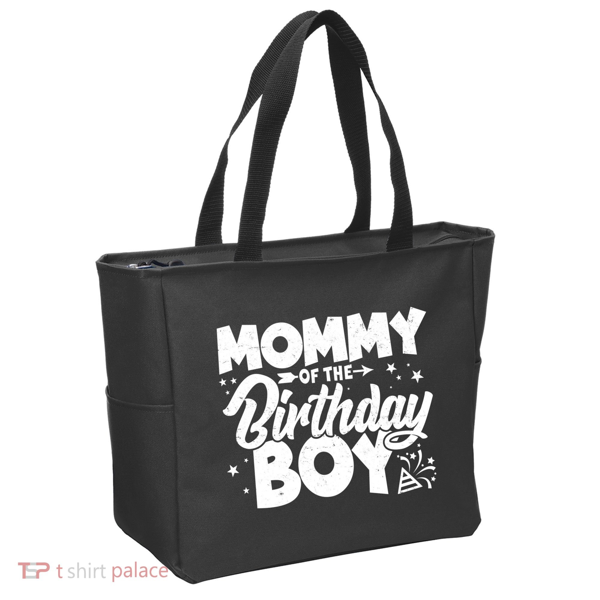 Cute Mommy Of The Birthday Boy  Tote Bag