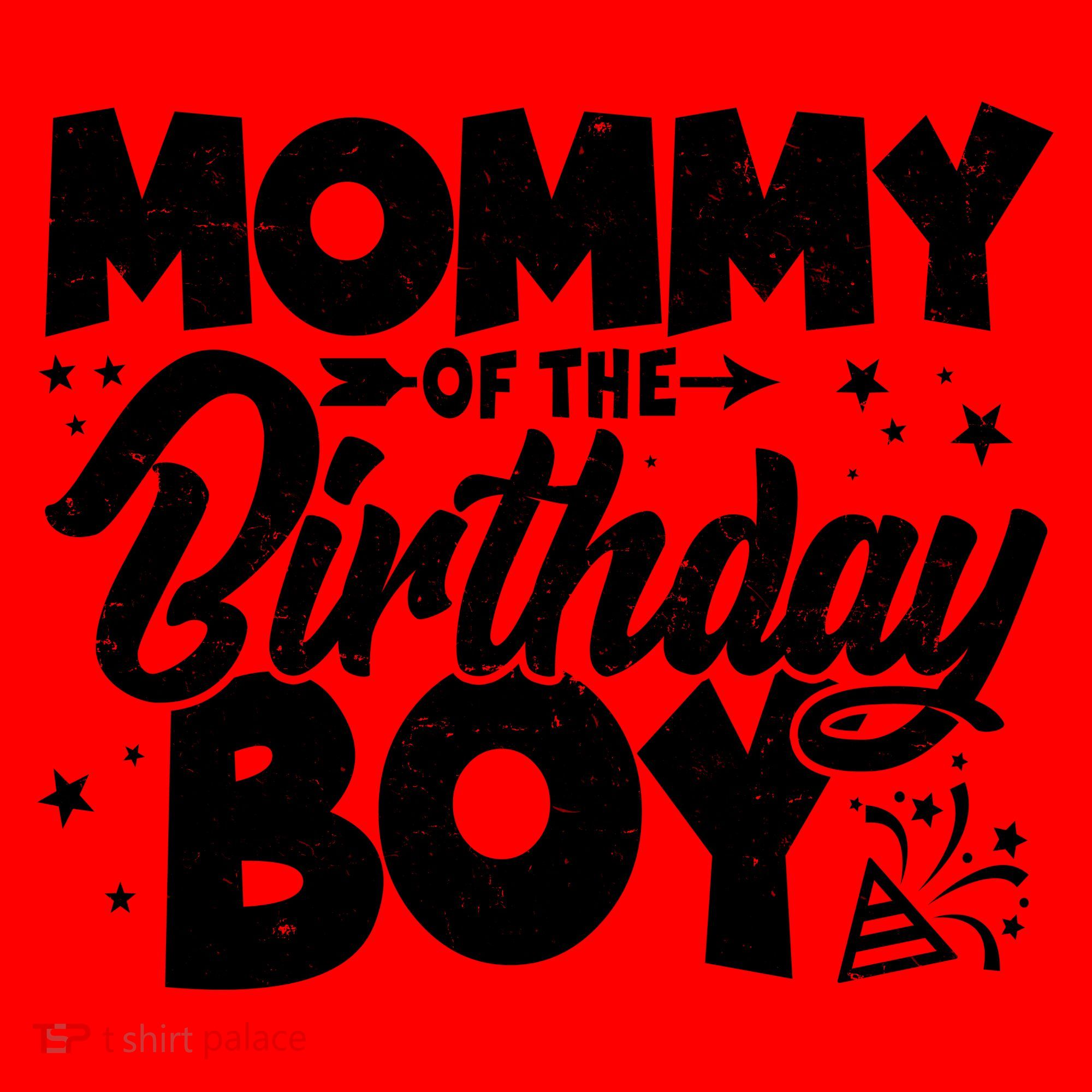 Cute Mommy Of The Birthday Boy  Santa Hat