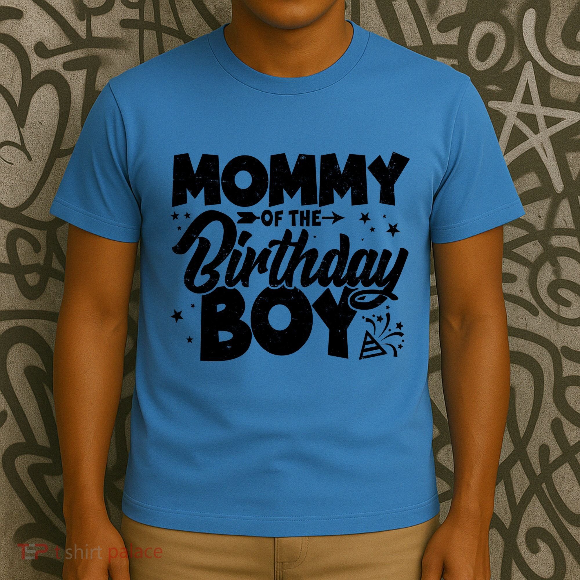 Cute Mommy Of The Birthday Boy  T-Shirt