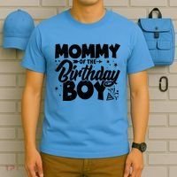 Cute Mommy Of The Birthday Boy  T-Shirt thumb 5