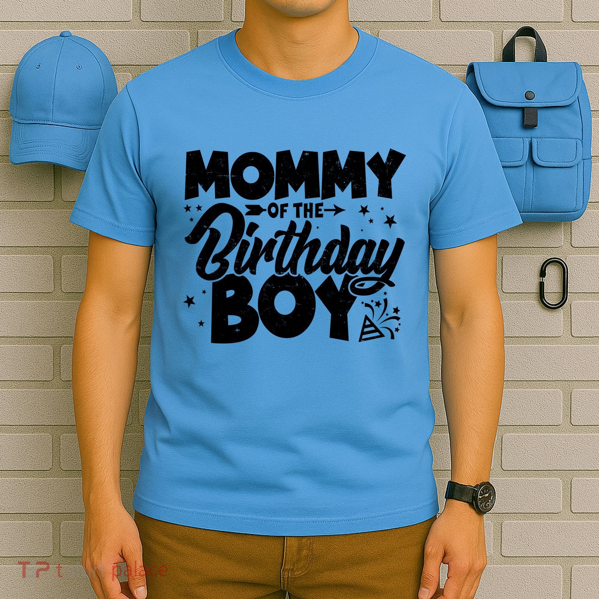 Cute Mommy Of The Birthday Boy  T-Shirt