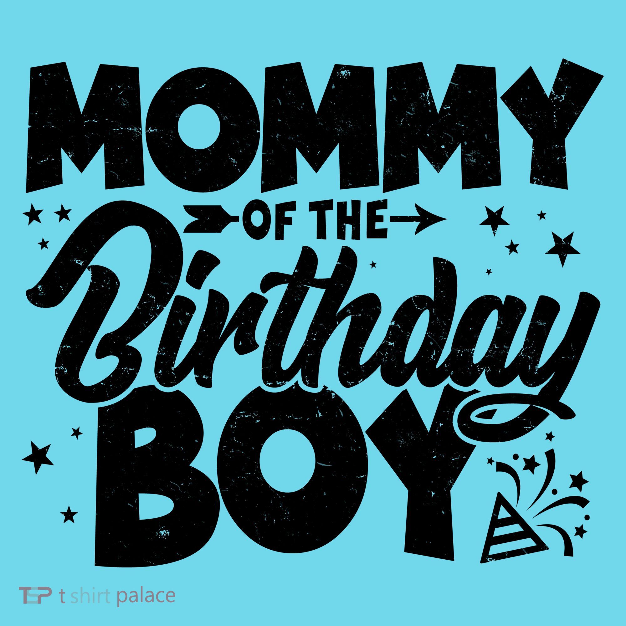 Cute Mommy Of The Birthday Boy  Button
