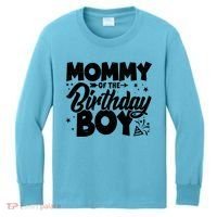 Cute Mommy Of The Birthday Boy  Kids Long Sleeve Shirt thumb 0
