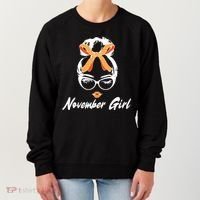 Cute November Girl Birthday Women's Sweatshirt thumb 0