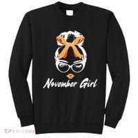 Cute November Girl Birthday Sweatshirt thumb 0
