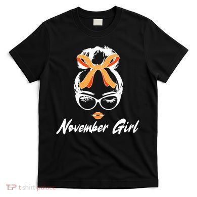 Cute November Girl Birthday T-Shirt
