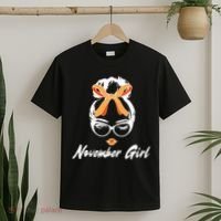 Cute November Girl Birthday T-Shirt thumb 2