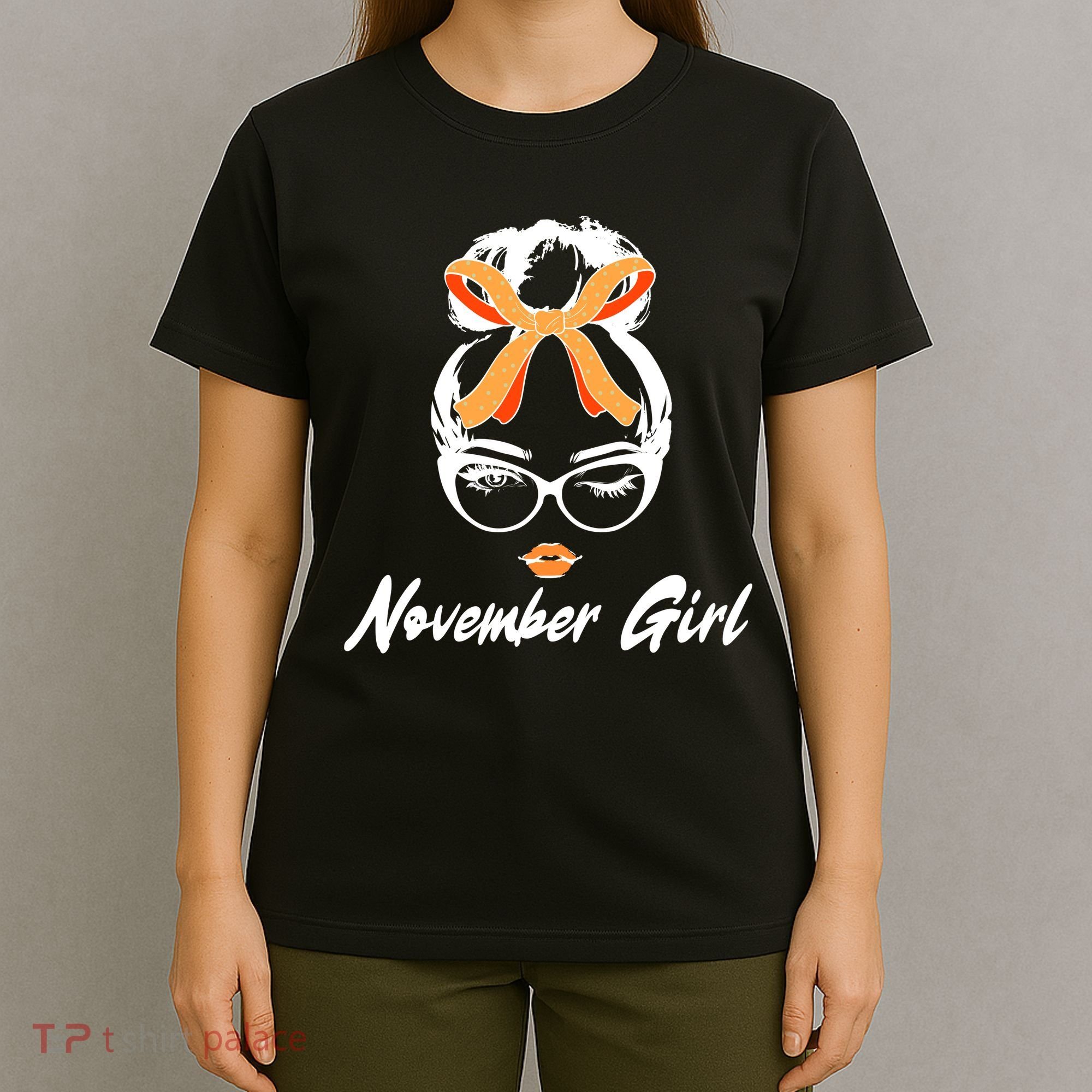 Cute November Girl Birthday T-Shirt