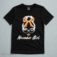 Cute November Girl Birthday T-Shirt thumb 5