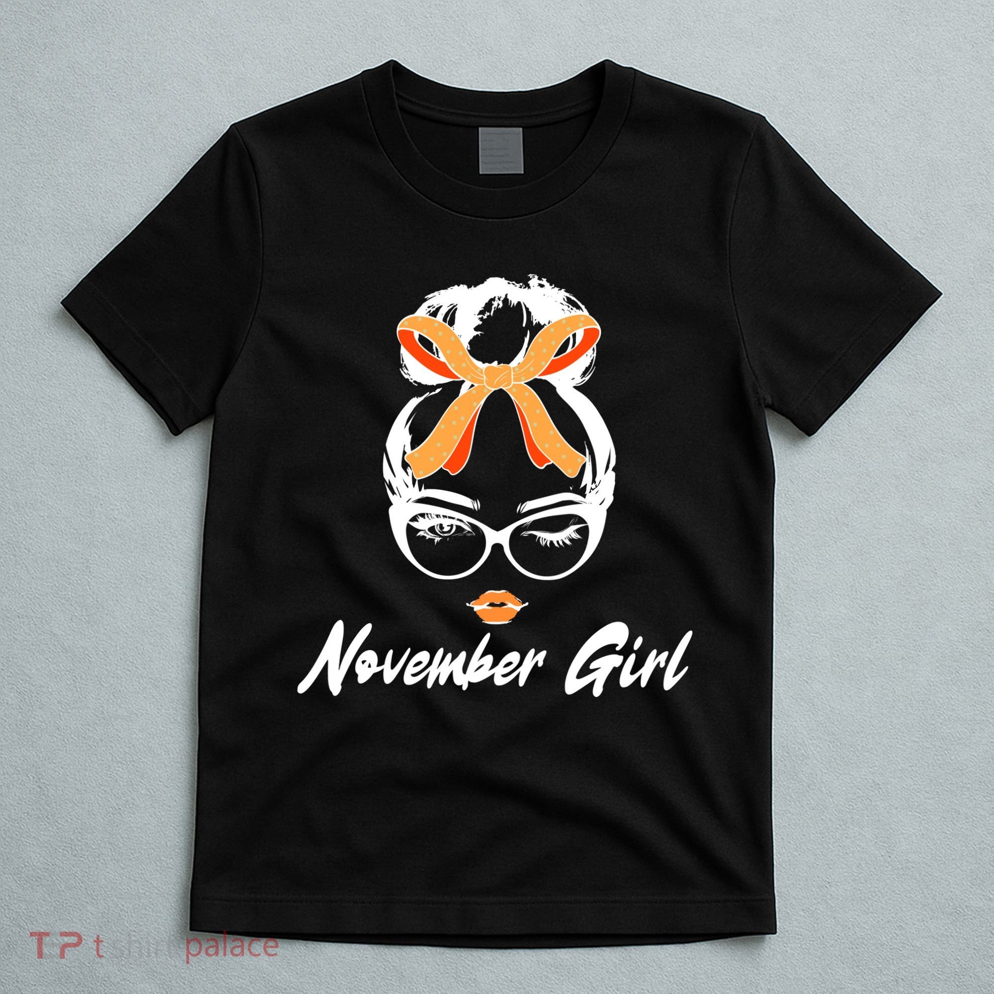 Cute November Girl Birthday T-Shirt