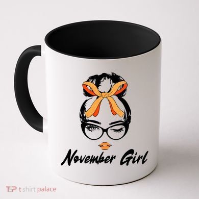 Cute November Girl Birthday Coffee Mug