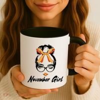 Cute November Girl Birthday Coffee Mug thumb 3