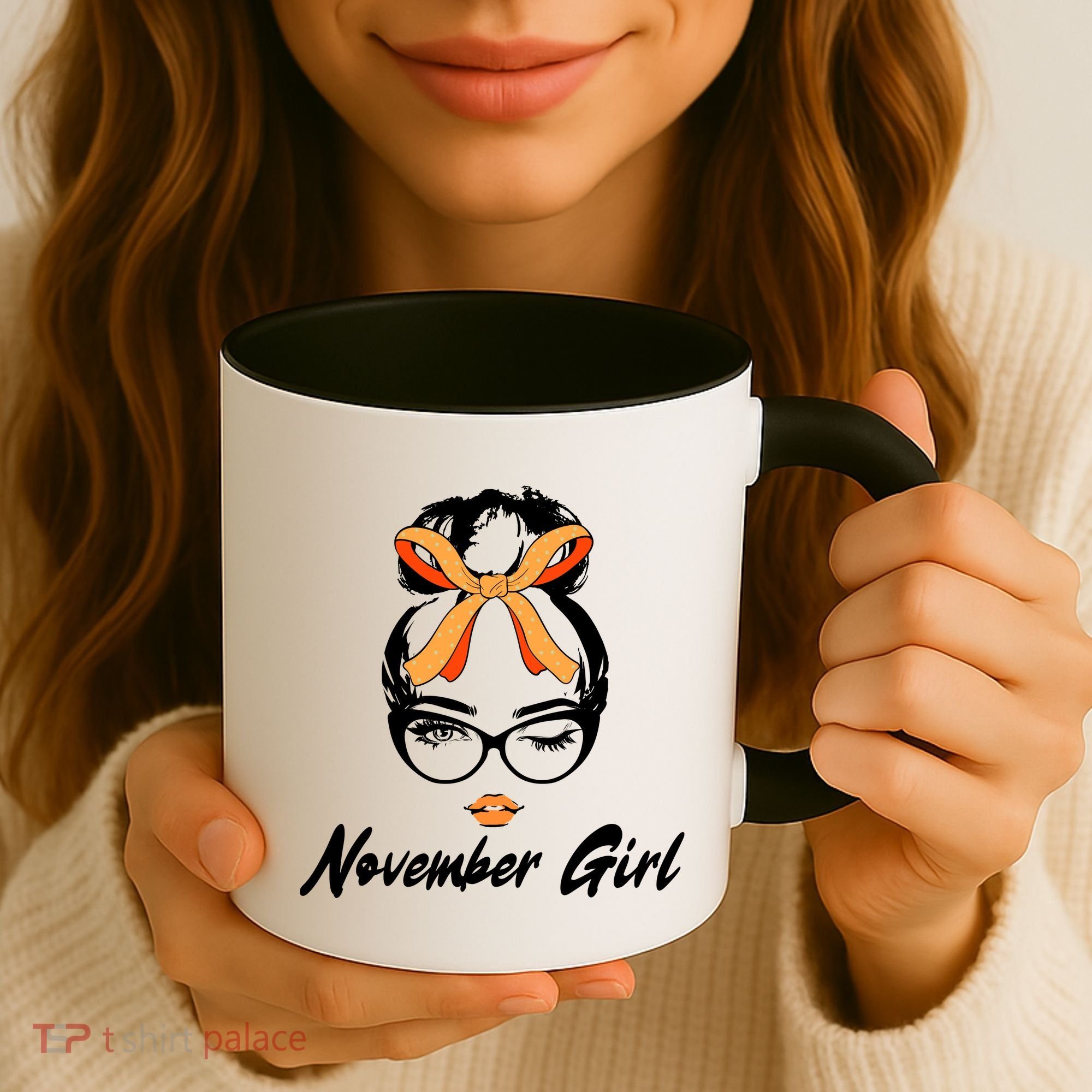Cute November Girl Birthday Coffee Mug