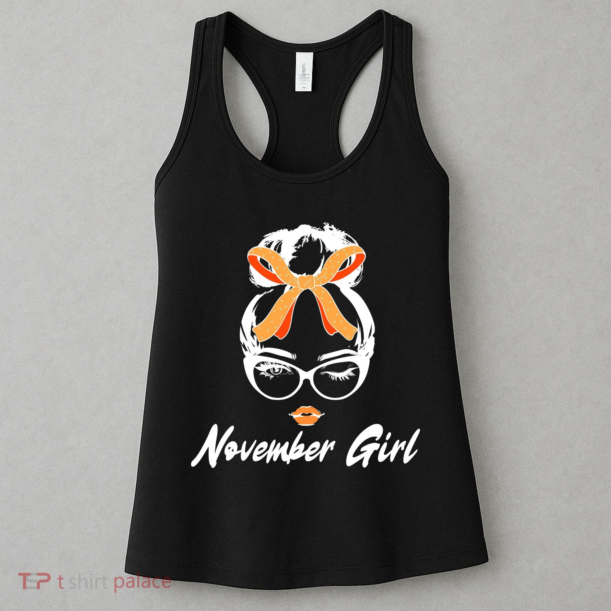 Cute November Girl Birthday Women's Tank Top