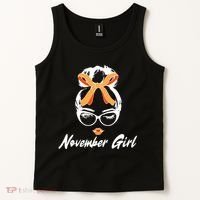 Cute November Girl Birthday Tank Top thumb 2