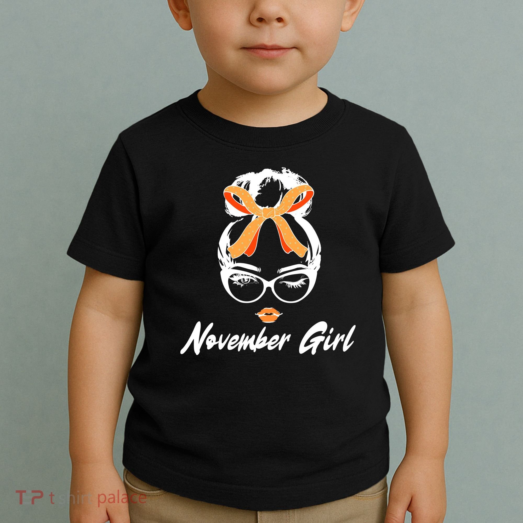 Cute November Girl Birthday Toddler T-Shirt