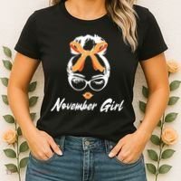 Cute November Girl Birthday Women's T-Shirt thumb 2