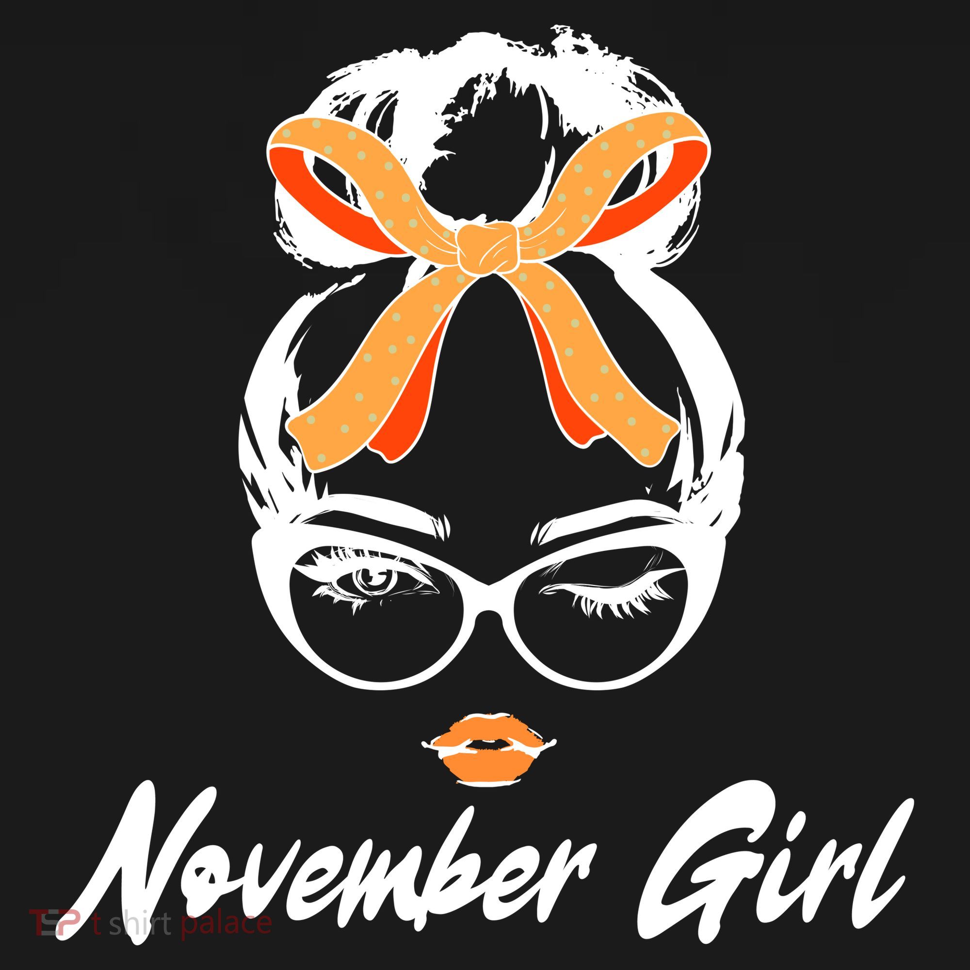 Cute November Girl Birthday Women's T-Shirt