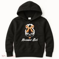 Cute November Girl Birthday Kids Hoodie thumb 0