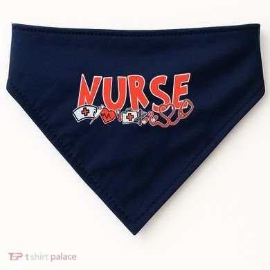 Cute Nurse Day USA-Made Doggie Bandana