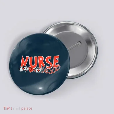 Cute Nurse Day Button