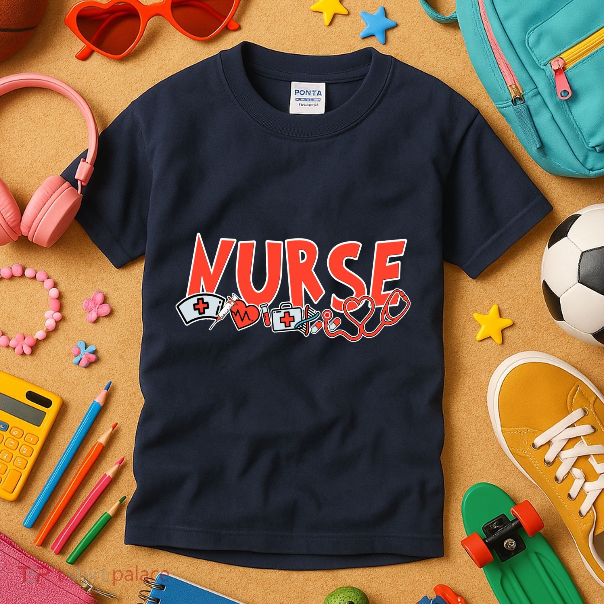 Cute Nurse Day Kids T-Shirt