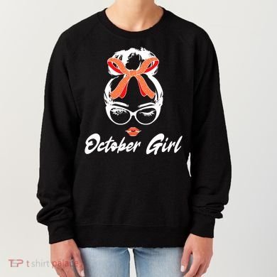 Cute October Girl Birthday Women's Sweatshirt