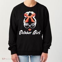Cute October Girl Birthday Women's Sweatshirt thumb 0