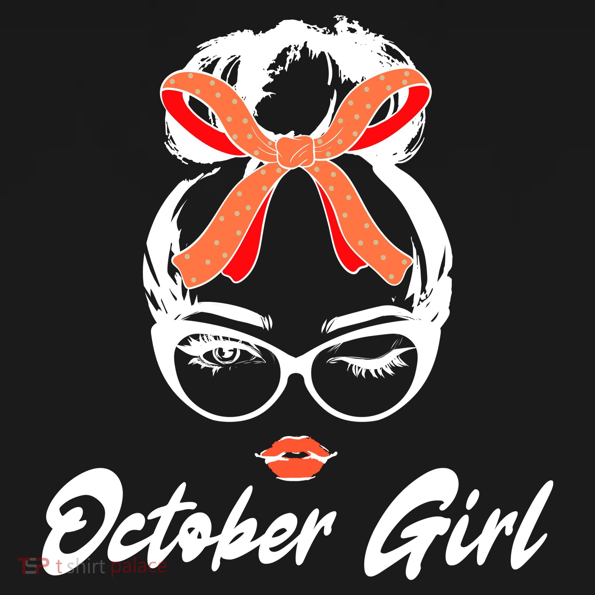 Cute October Girl Birthday Women's Hoodie
