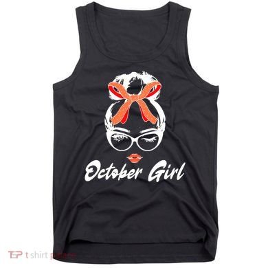 Cute October Girl Birthday Tank Top