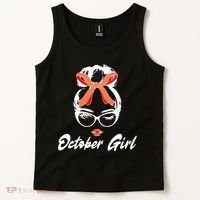 Cute October Girl Birthday Tank Top thumb 2
