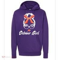 Cute October Girl Birthday Hoodie thumb 0