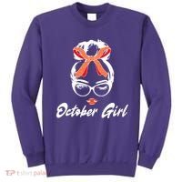 Cute October Girl Birthday Sweatshirt thumb 0