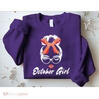Cute October Girl Birthday Sweatshirt thumb 2