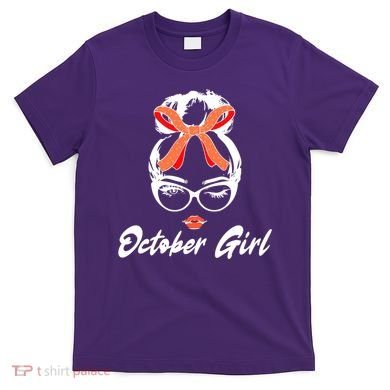 Cute October Girl Birthday T-Shirt