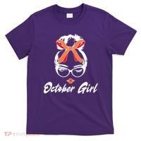 Cute October Girl Birthday T-Shirt thumb 0