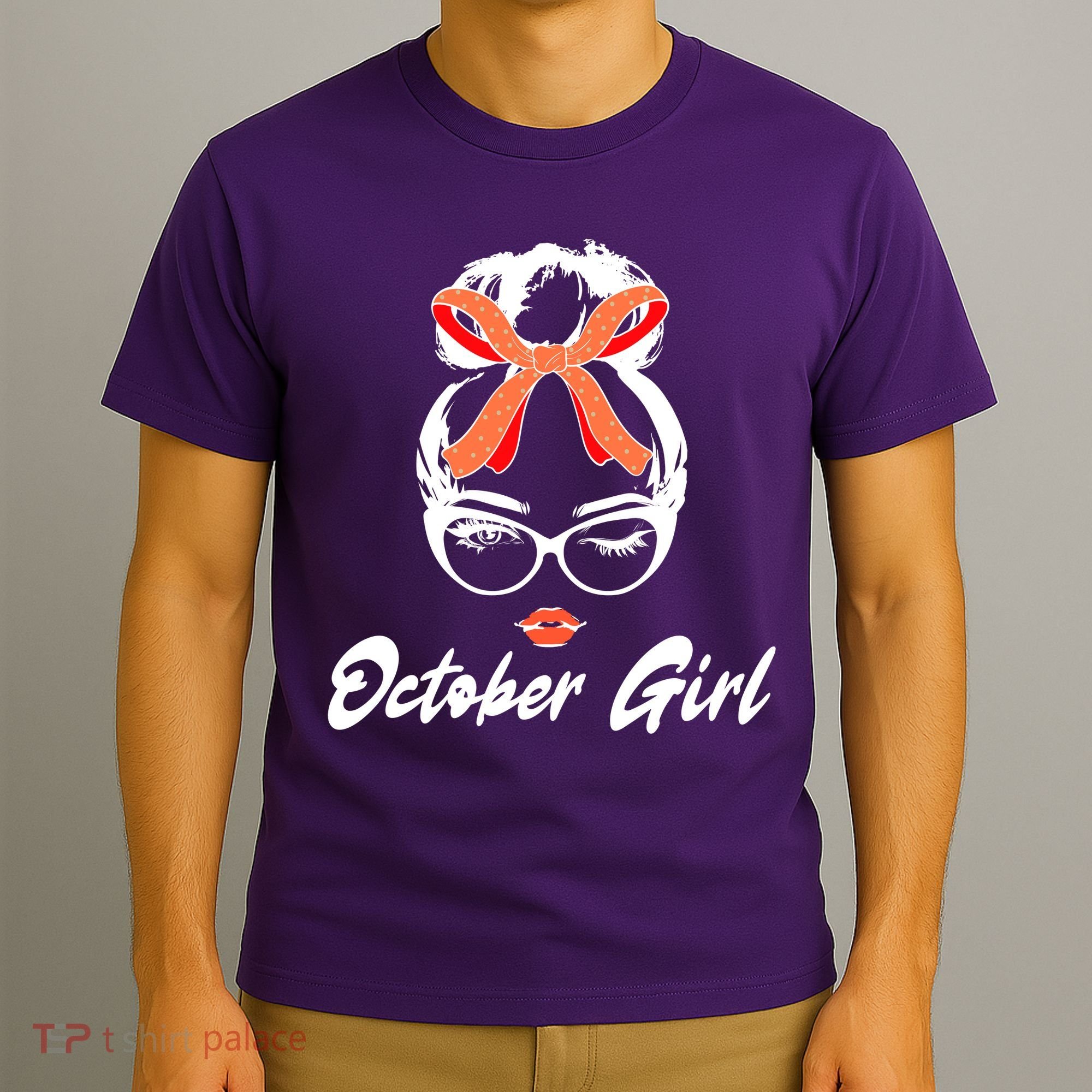 Cute October Girl Birthday T-Shirt