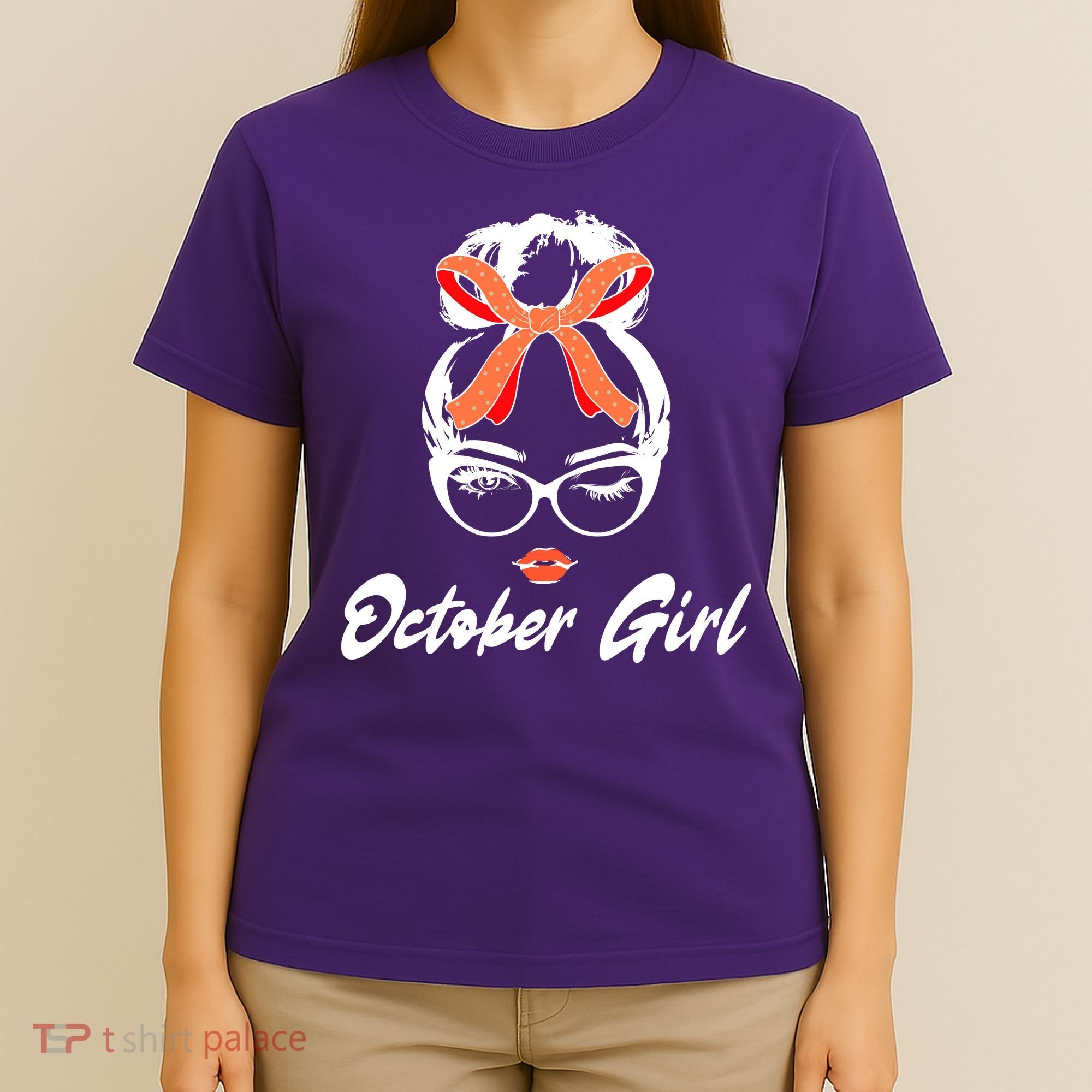 Cute October Girl Birthday T-Shirt