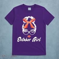Cute October Girl Birthday T-Shirt thumb 5
