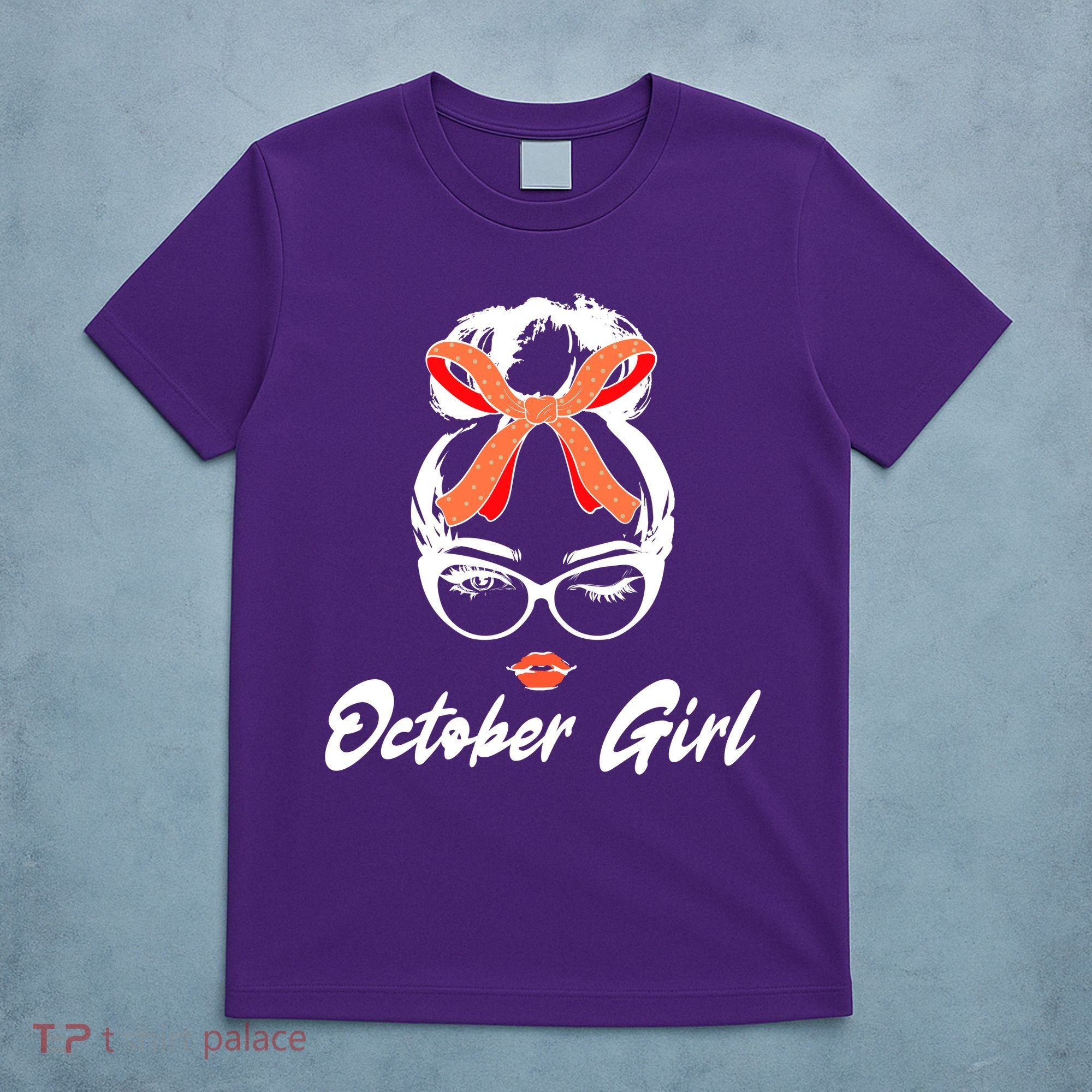 Cute October Girl Birthday T-Shirt