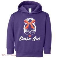 Cute October Girl Birthday Toddler Hoodie thumb 0