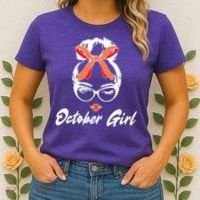 Cute October Girl Birthday Women's T-Shirt thumb 2