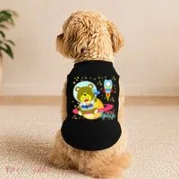 Cute Outer Space Bear Astronaut Doggie Tank thumb 2