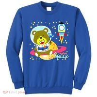 Cute Outer Space Bear Astronaut Sweatshirt thumb 0