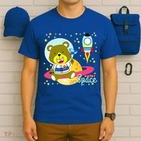 Cute Outer Space Bear Astronaut T-Shirt thumb 6