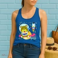 Cute Outer Space Bear Astronaut Women's Tank Top thumb 2