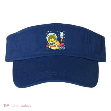 Cute Outer Space Bear Astronaut Visor