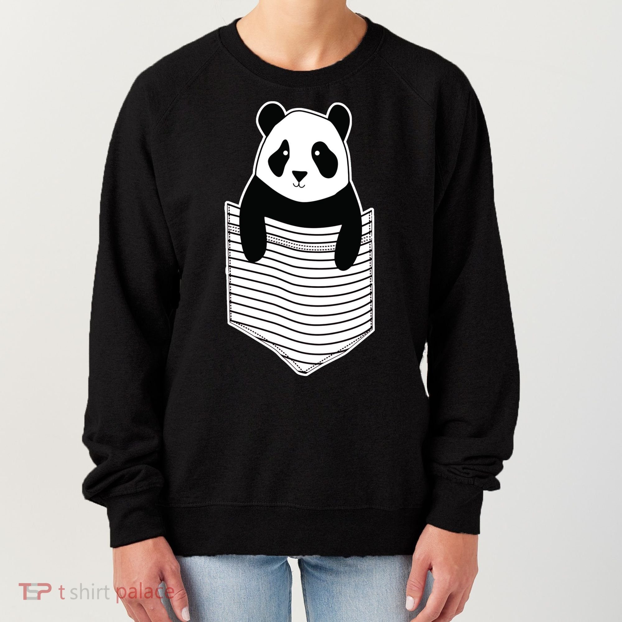 Cute Panda Pocket Women's Sweatshirt