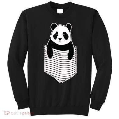 Cute Panda Pocket Sweatshirt