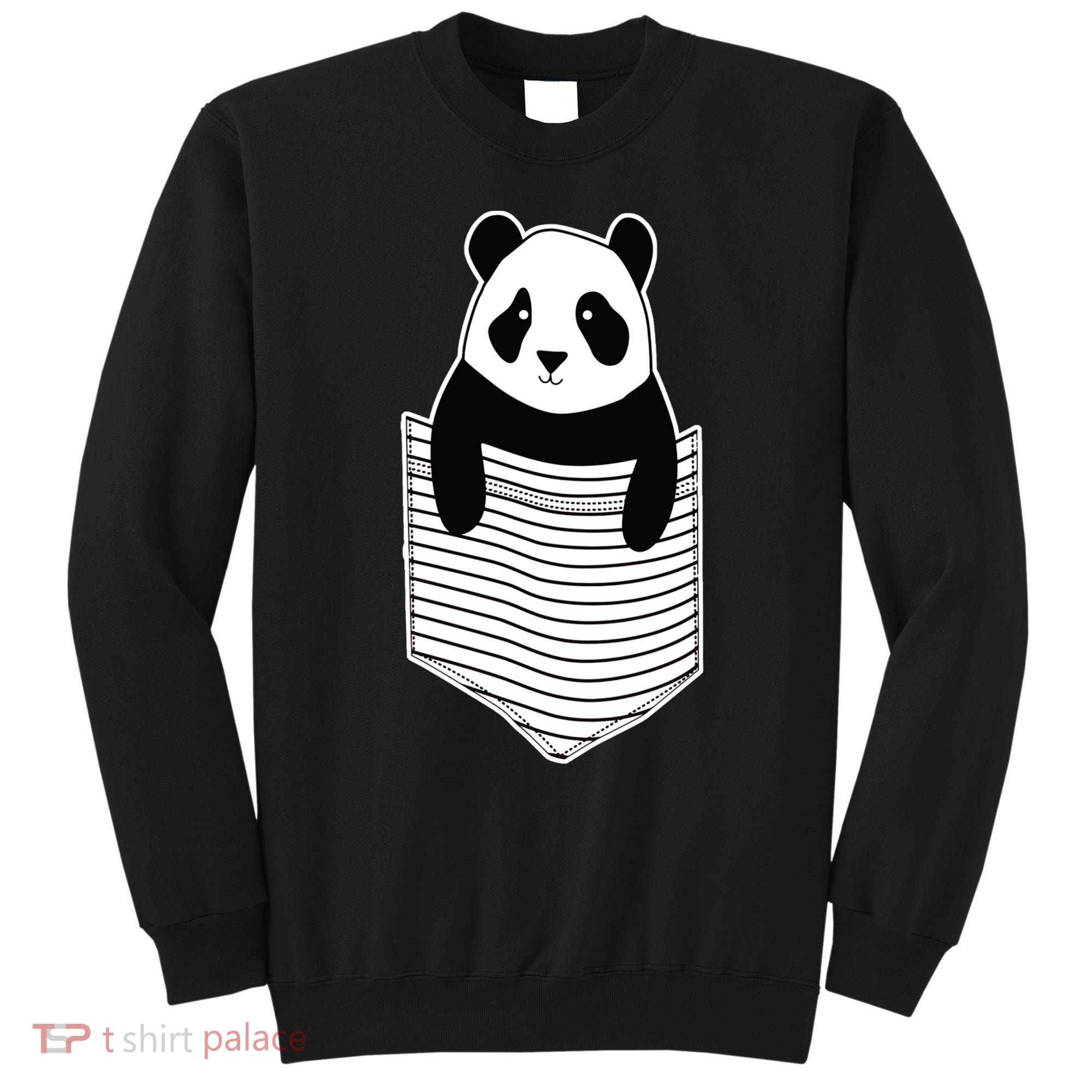 Cute Panda Pocket Sweatshirt
